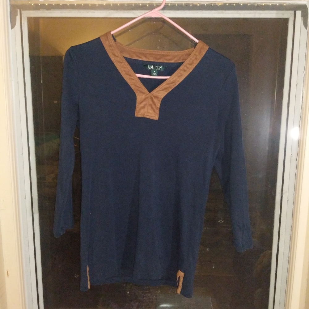 Vintage Ralph Lauren Blue Shirt - Size Small